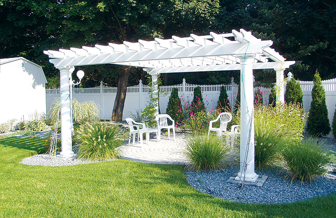 White Pergola